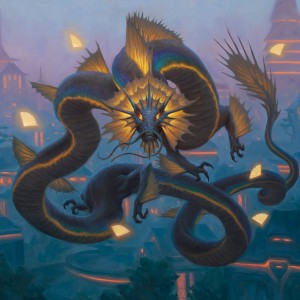 Ao, the Dawn Sky - Kamigawa Neon Dynasty MtG Art