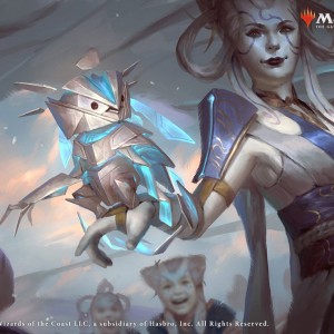 Armguard Familiar - Kamigawa Neon Dynasty MtG Art