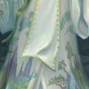 Azusa's Many Journeys - Kamigawa Neon Dynasty MtG Art