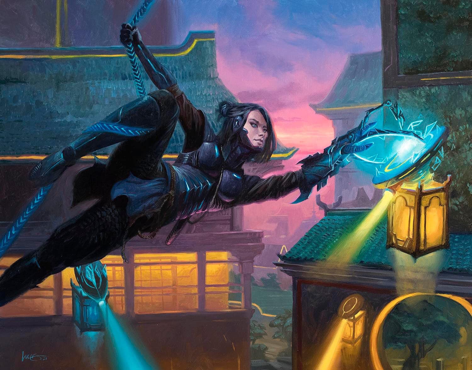 Covert Technician - Kamigawa Neon Dynasty MtG Art