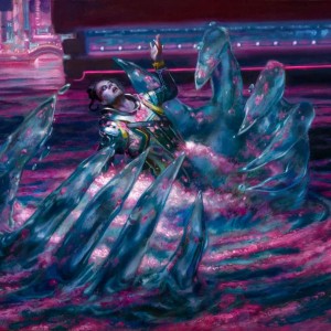 Invoke Despair (Variant) - Kamigawa Neon Dynasty MtG Art