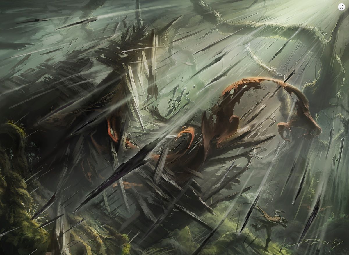 Rain of Thorns - MtG Art