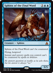 Sphinx of the Final Word