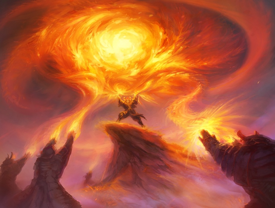 Explosive Singularity - Kamigawa Neon Dynasty MtG Art