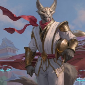 Kitsune Ace - Kamigawa Neon Dynasty MtG Art