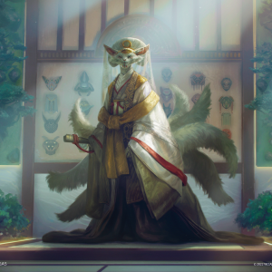 Light-Paws, Emperor's Voice - MtG Art