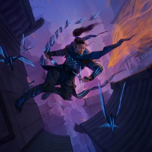 Ninja Token - Kamigawa Neon Dynasty MtG Art