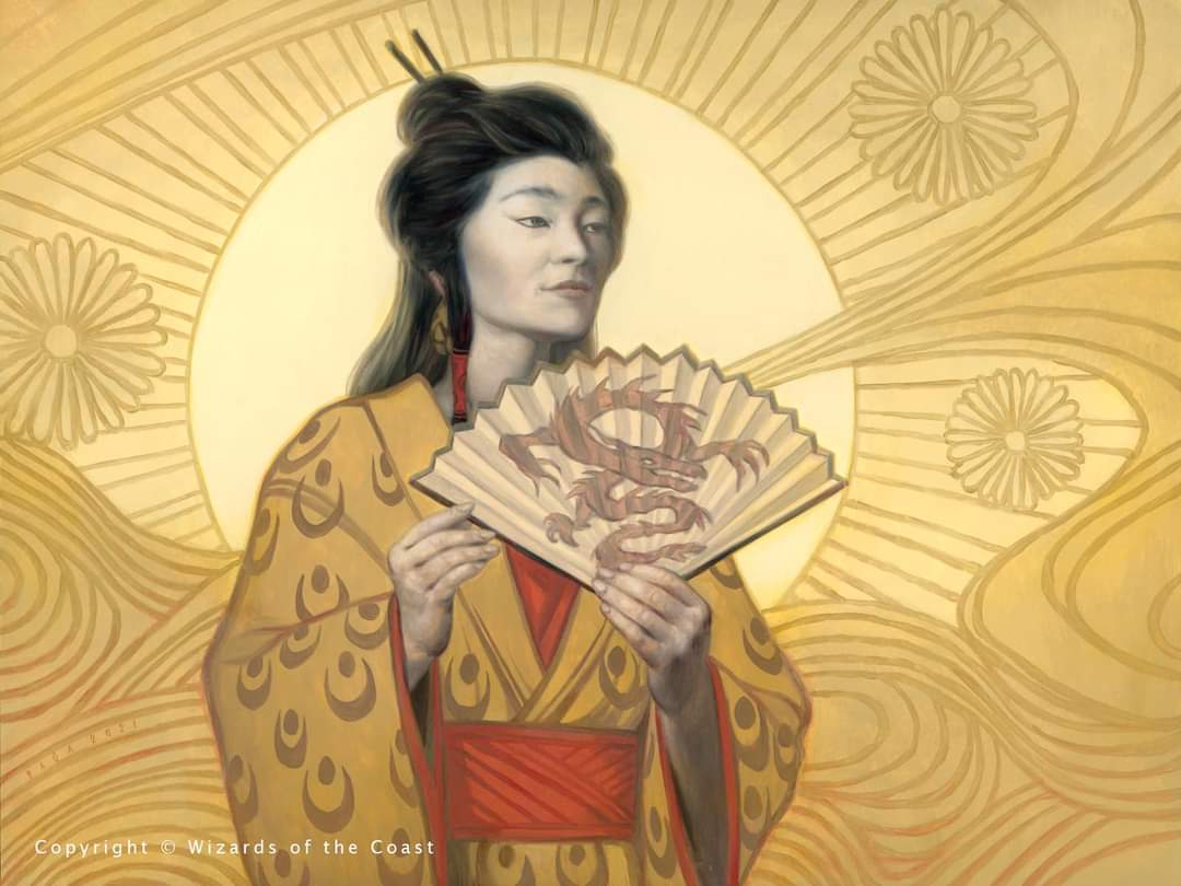 Portrait of Michiko - Kamigawa Neon Dynasty MtG Art