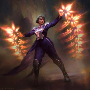 Arcane Bombardment - Streets of New Capenna MtG Art