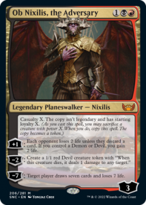 Ob Nixilis, the Adversary MtG Art from Streets of New Capenna Set by ...