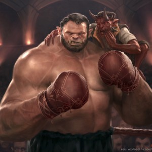 Pugnacious Pugilist - Streets of New Capenna MtG Art