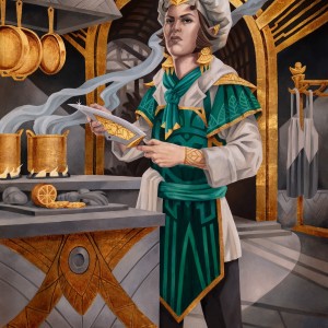 Rocco, Cabaretti Caterer (Variant) - Streets of New Capenna MtG Art