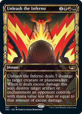 Unleash the Inferno (Variant) - Streets of New Capenna