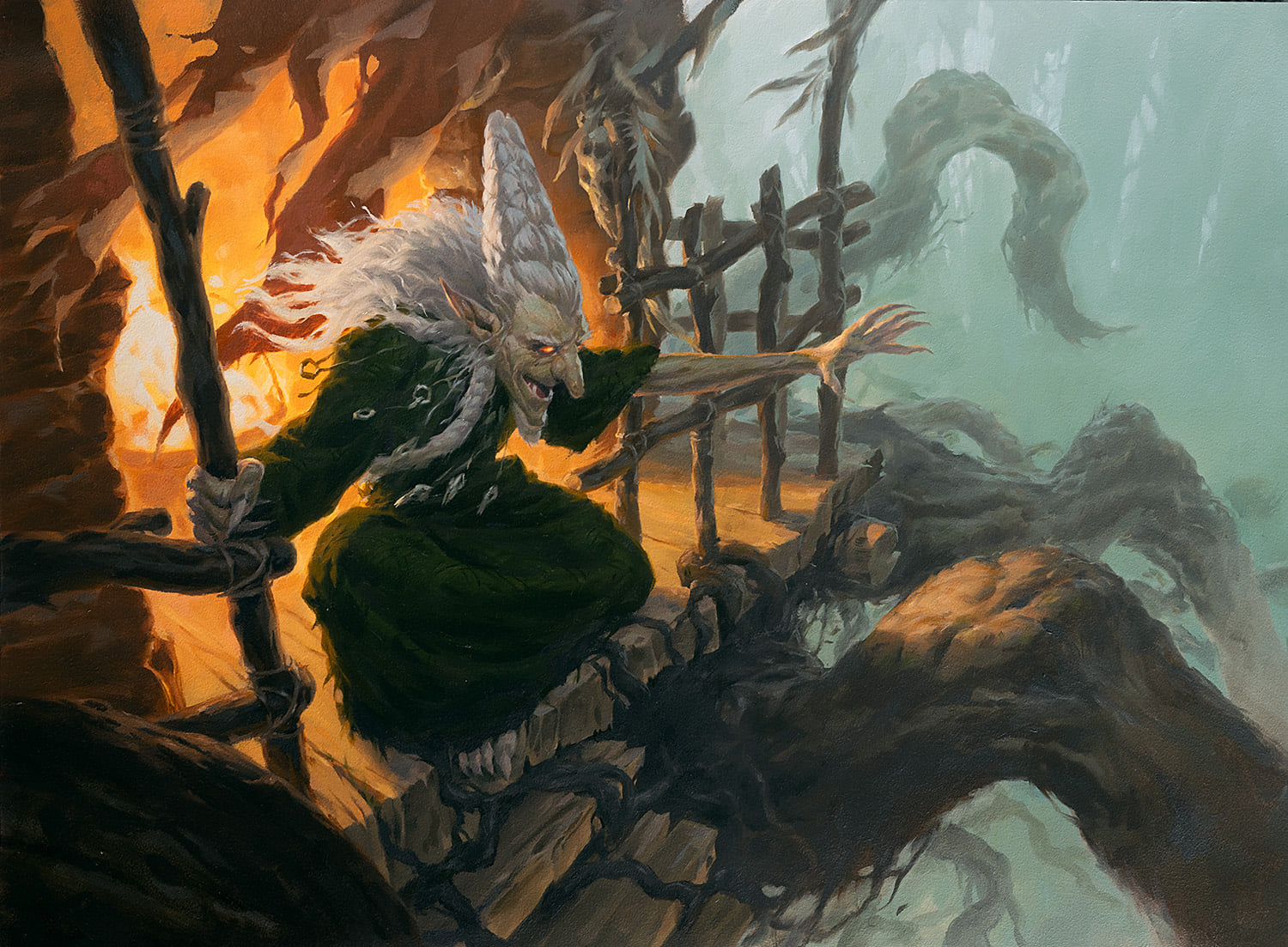 Baba Lysaga, Night Witch - Battle for Baldur's Gate MtG Art