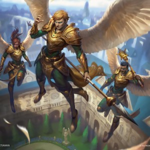 Battle Angels of Tyr - Battle for Baldur's Gate MtG Art