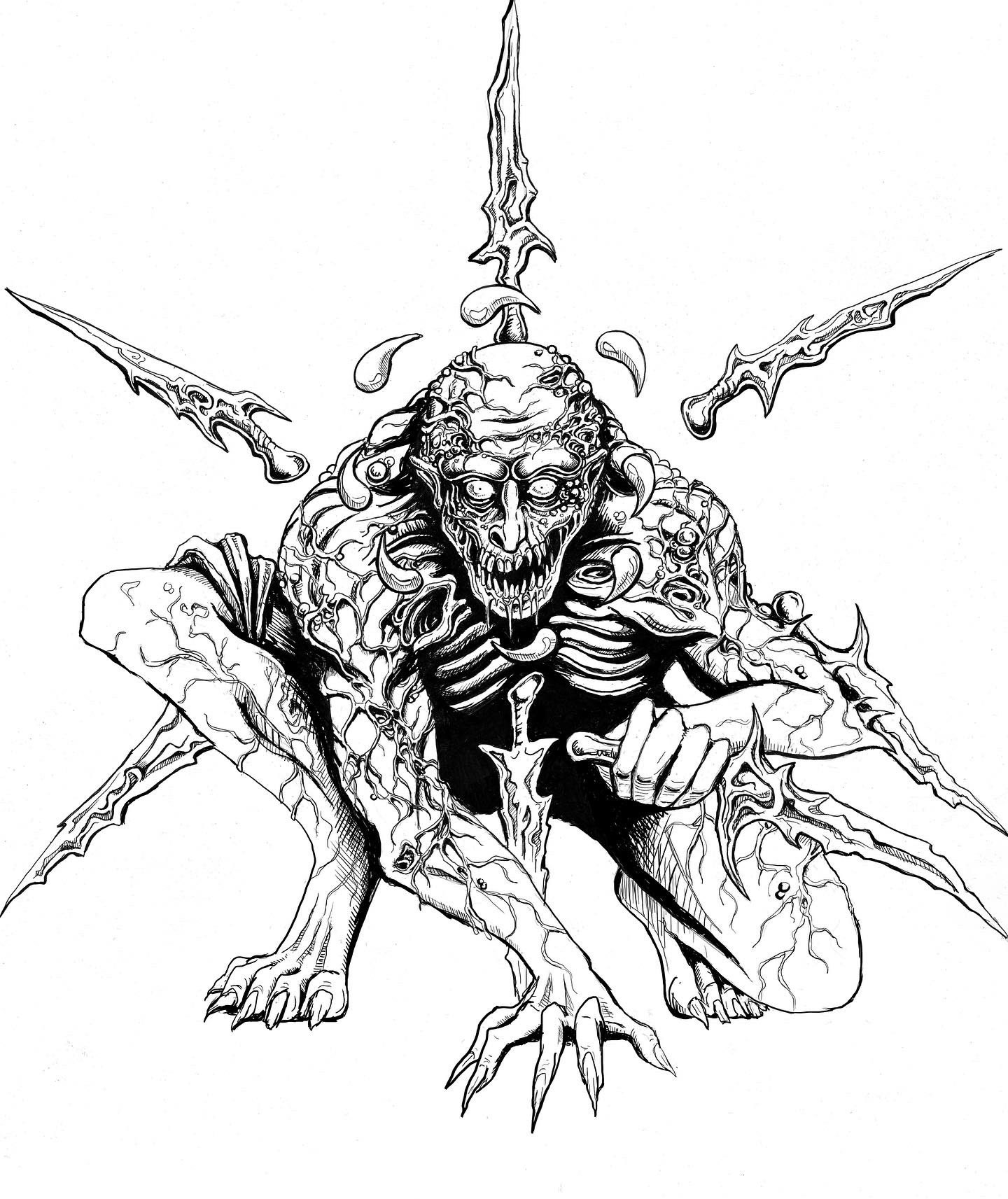 Bhaal, Lord of Murder (Variant) MtG Art from Commander Legends: Battle for  Baldur's Gate Set by Justine Jones - Art of Magic: the Gathering