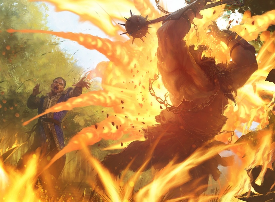 Fireball - Battle for Baldur's Gate MtG Art