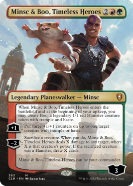 Minsc & Boo, Timeless Heroes (Variant) - Battle for Baldur's Gate