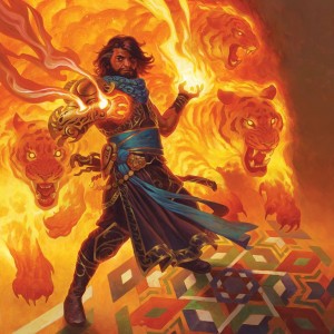 Seasoned Pyromancer - Double Masters 2022 MtG Art