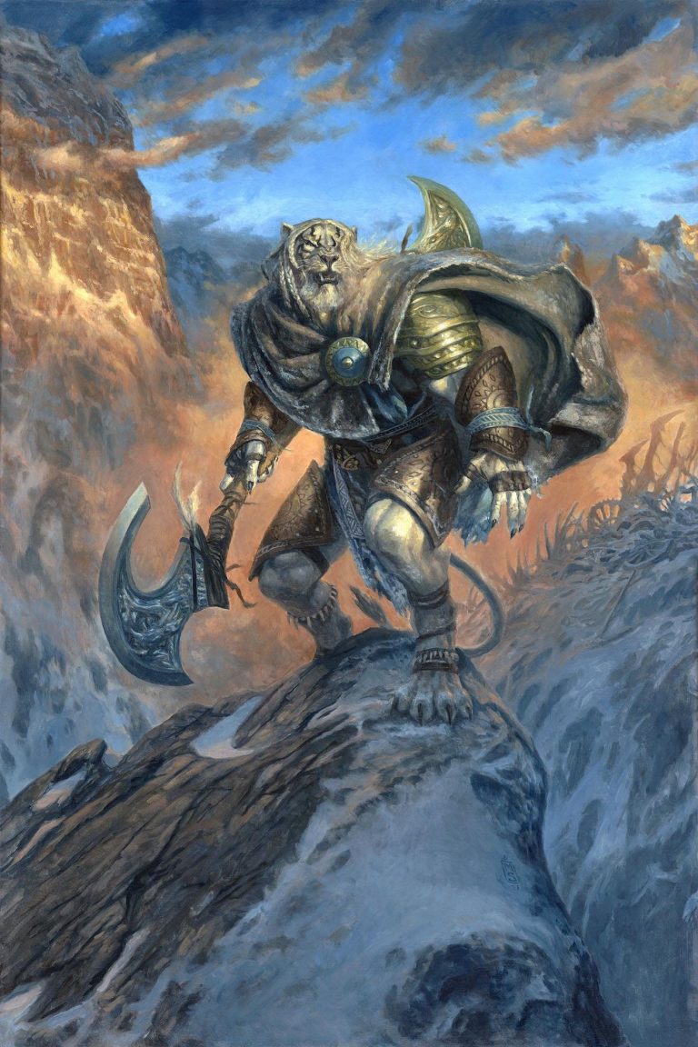 Ajani, Sleeper Agent MtG Art from Dominaria United Set by Matt Stewart ...