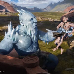 Frostfist Strider - Dominaria United MtG Art