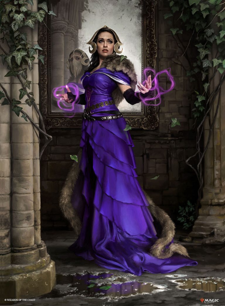 Liliana of the Veil MtG Art from Dominaria United Set by Martina ...