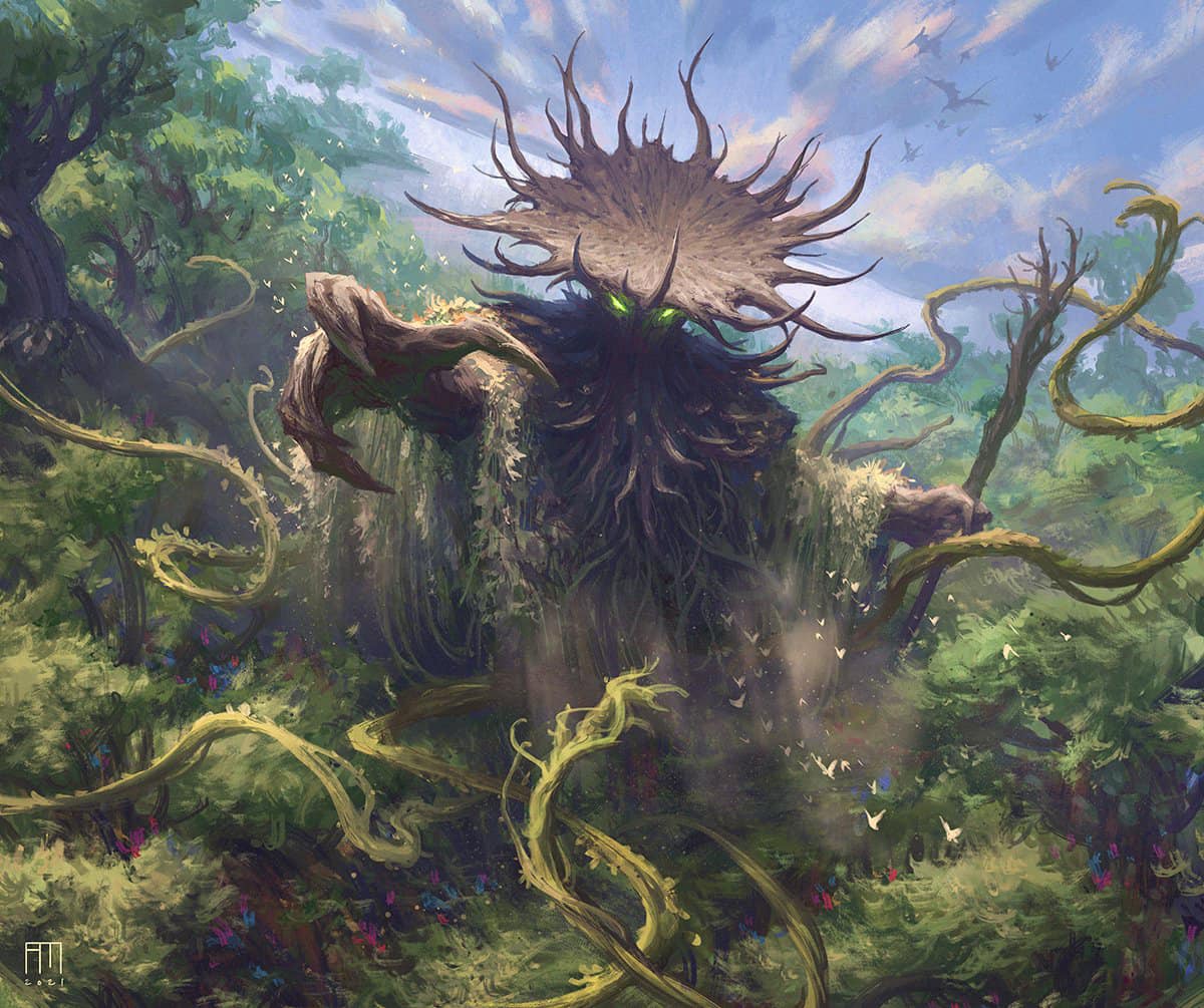 Nemata, Primeval Warden - Dominaria United MtG Art