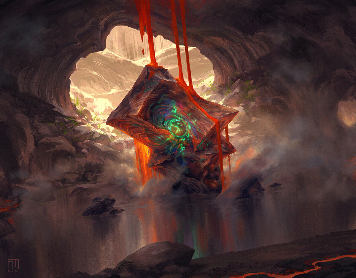 Obsidian Obelisk - Dominaria United MtG Art