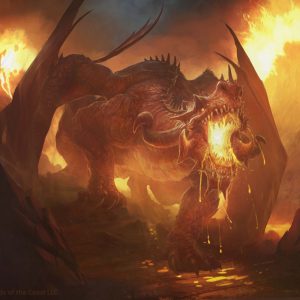 Ragefire Hellkite - Dominaria United MtG Art