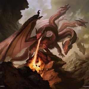 Shivan Devastator - Dominaria United MtG Art