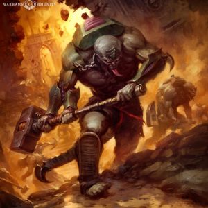 Aberrant - Warhammer 40000 MtG Art