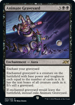 Animate Graveyard MtG Art from Unfinity Set by Mike Burns - Art of ...