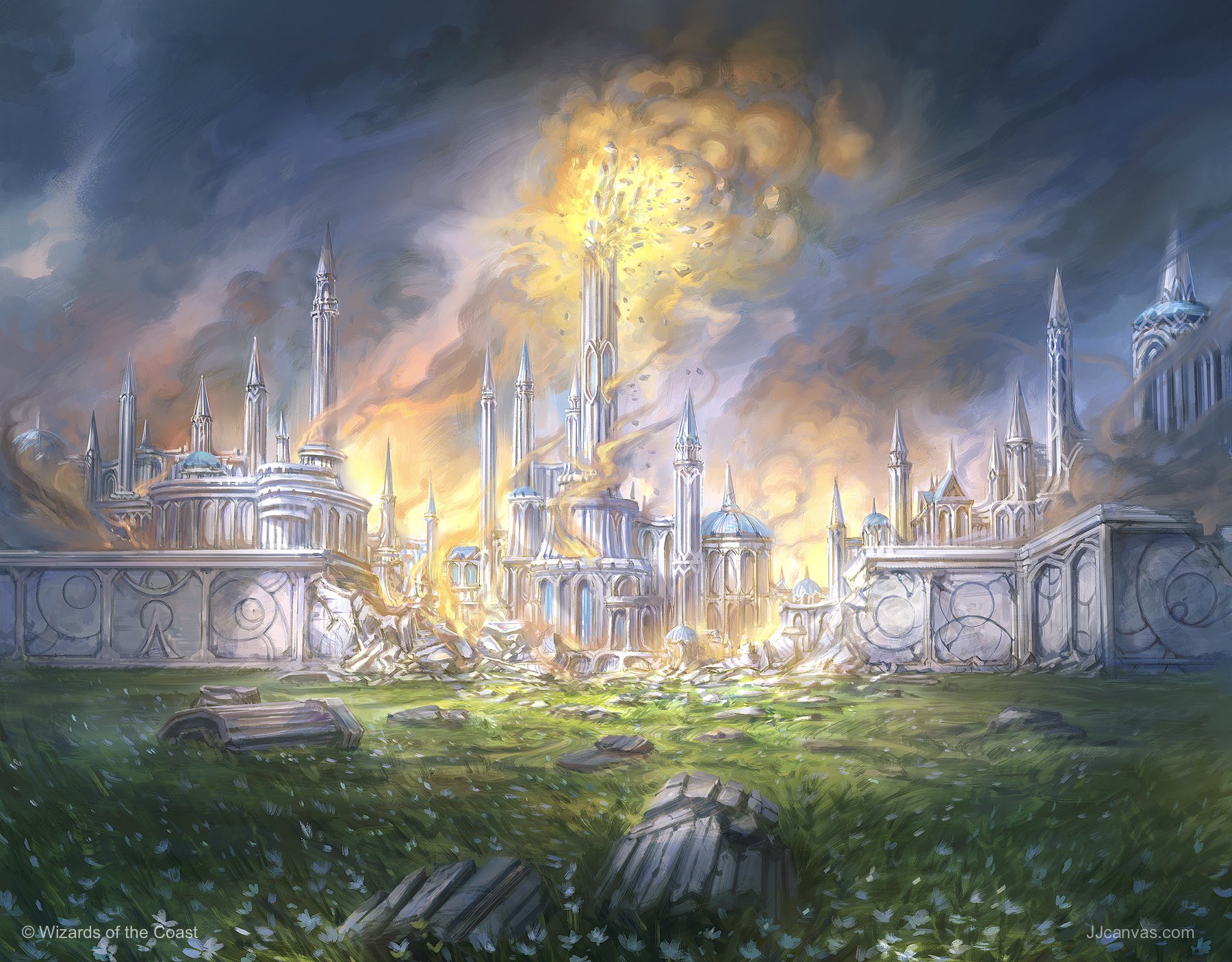 Blast Zone - The Brothers' War MtG Art