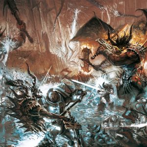 Bloodthirster - Warhammer 40000 MtG Art