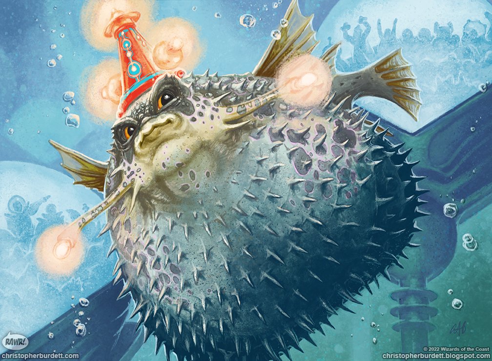 Blufferfish - Unfinity MtG Art