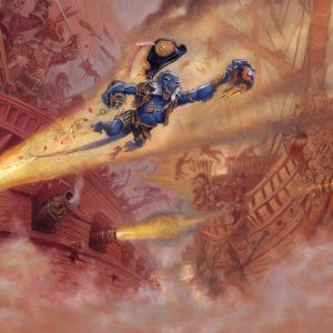 Brazen Cannonade - Jumpstart 2022 MtG Art