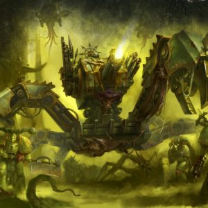 Chaos Defiler - Warhammer 40000 MtG Art