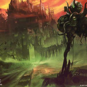 Crumbling Necropolis - Warhammer 40000 MtG Art