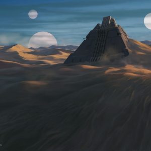 Desert of the Glorified - Warhammer 40000 MtG Art