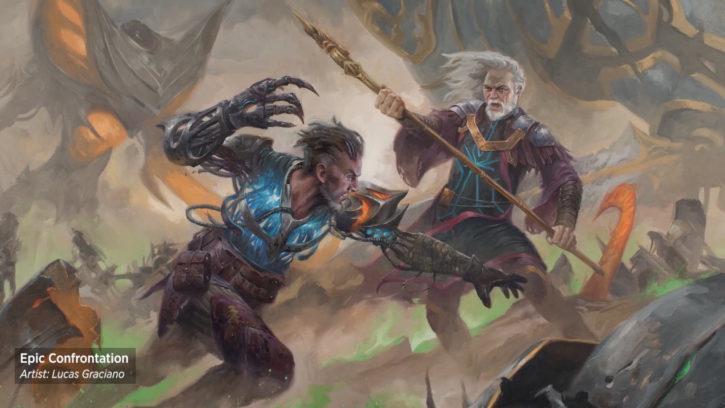 Epic Confrontation - The Brothers' War MtG Art