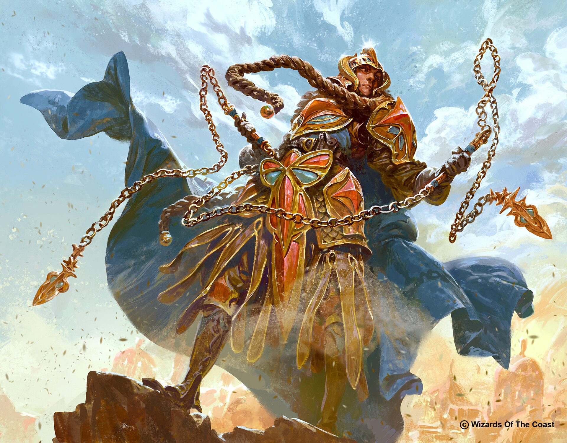 Fallaji Chaindancer - The Brothers' War MtG Art