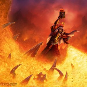 Fell the Mighty - Warhammer 40000 MtG Art