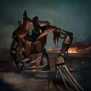 Flayed One - Warhammer 40000 MtG Art