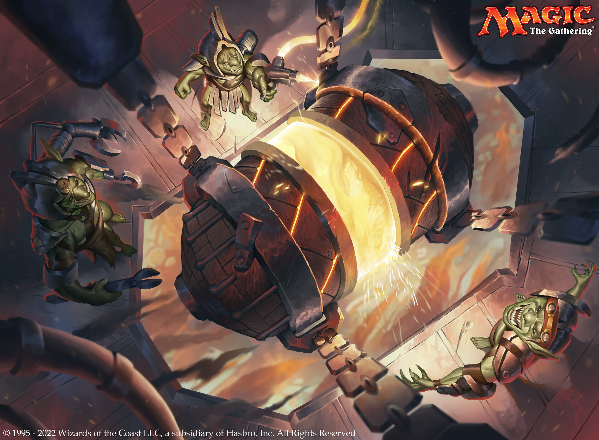 Goblin Firebomb - The Brothers' War MtG Art