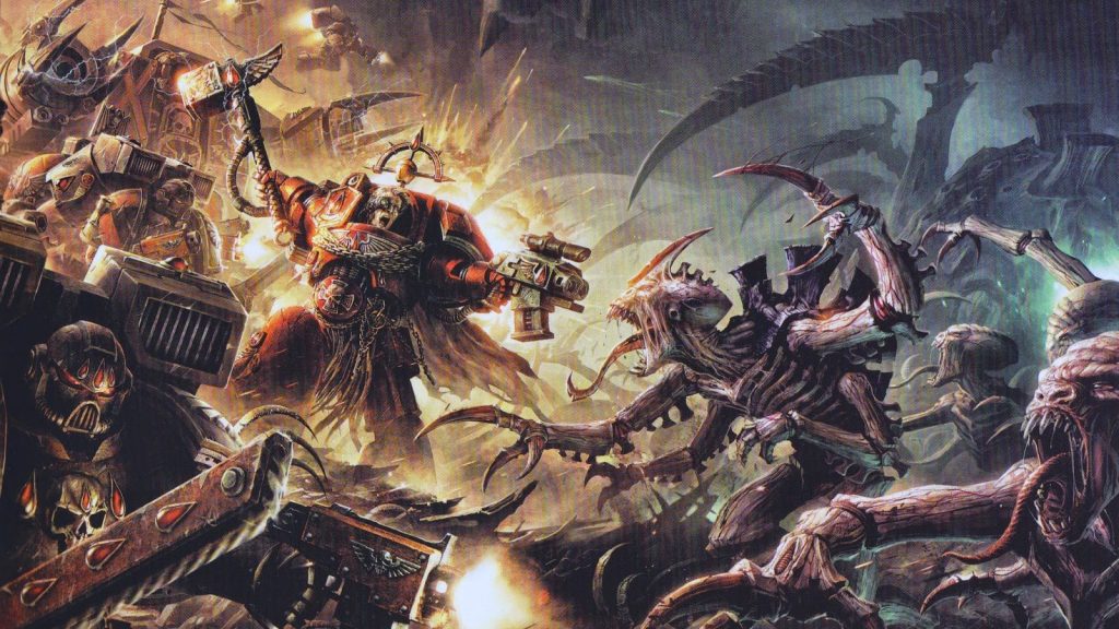 Hour Of Reckoning Mtg Art From Warhammer 40000 Set By Games Workshop 