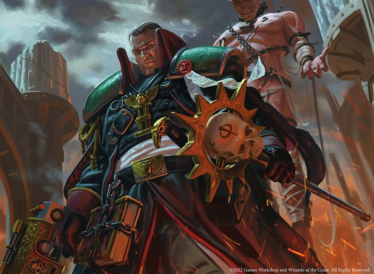 Inquisitor Eisenhorn MtG Art from Warhammer 40000 Set by Jake Murray ...