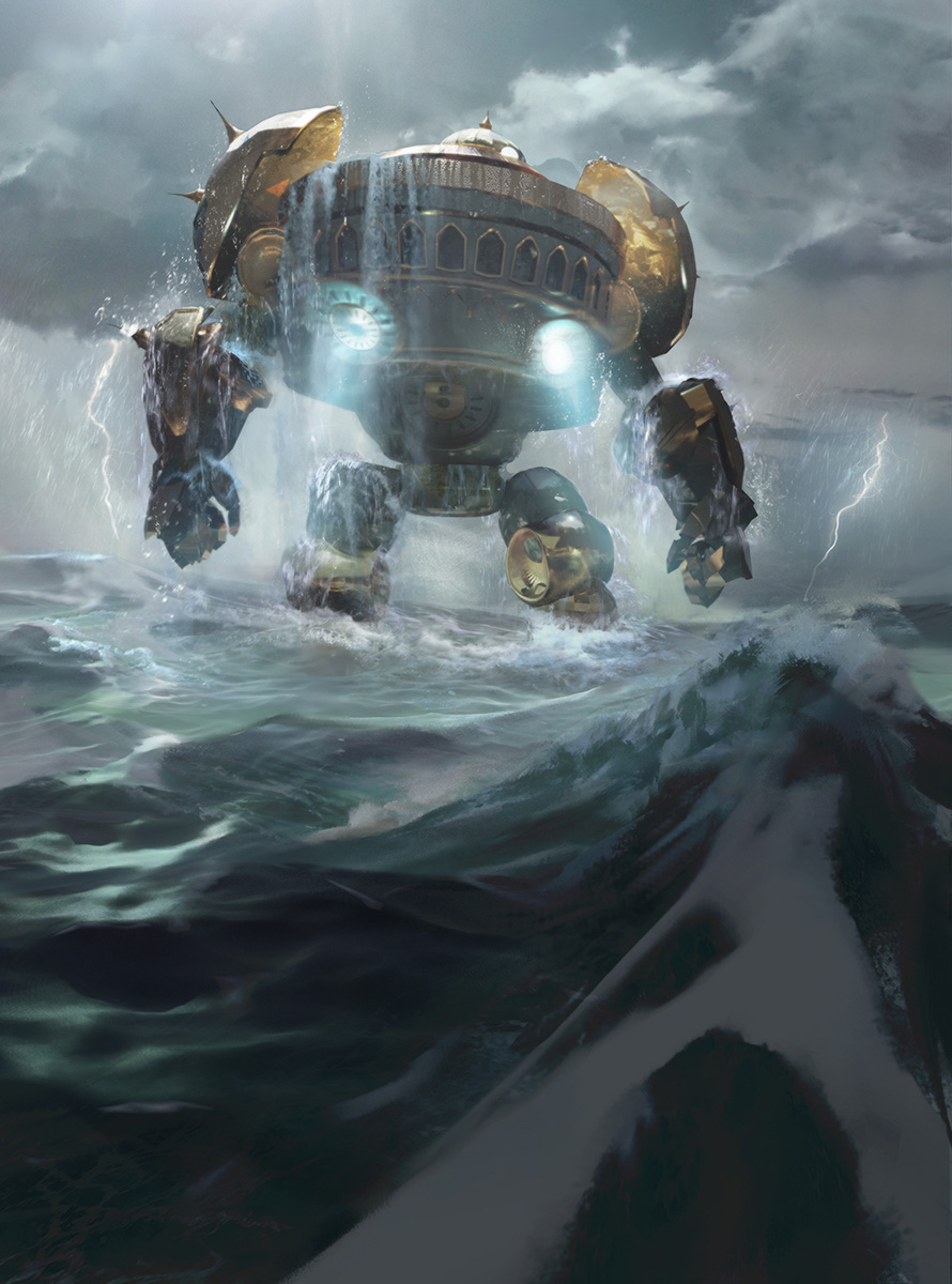 Island - The Brothers' War MtG Art