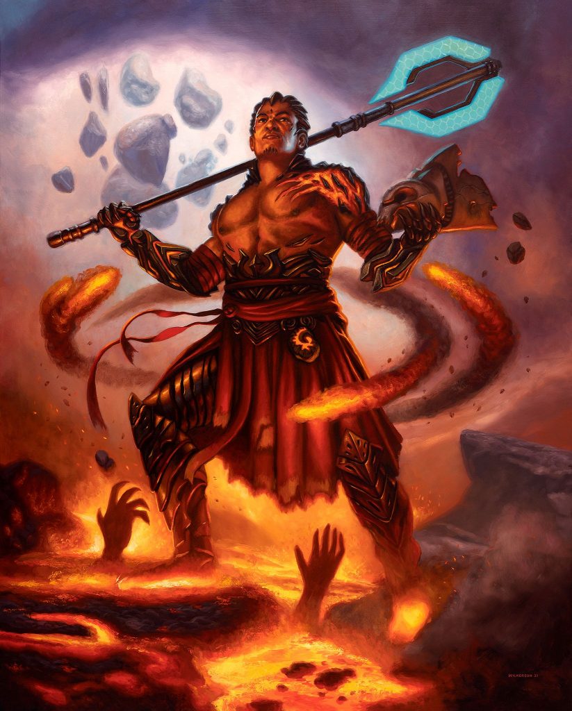 Koth, Fire of Resistance MtG Art from Phyrexia All Will Be One Set by