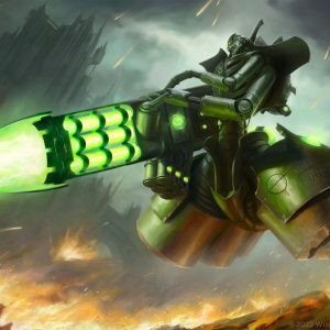 Lokhust Heavy Destroyer - Warhammer 40000 MtG Art