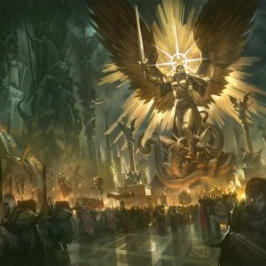 Memorial to Glory - Warhammer 40000 MtG Art